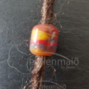 Dread Glasperle mehrfarbig