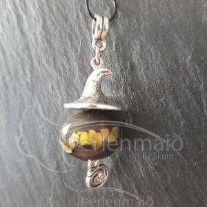 Glasperlen Anhänger Zauberhut