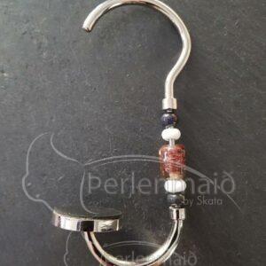 Glasperlen Taschenhalter