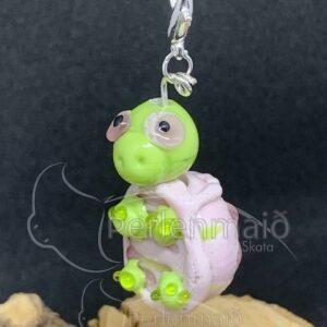 Glasperlen Anhänger Schildkröte Skjaldi