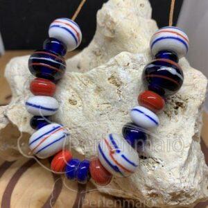 Wikinger Perlen Fibelkette Birka