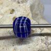 Melonenperle blau/weiß