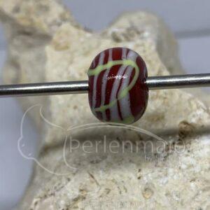 Streifenperle mit Schlaufenauflage