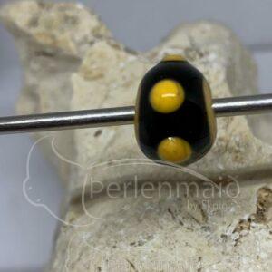 Augenperle schwarz/gelb