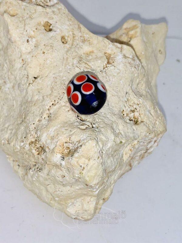 Augenperle Blau/rot Rus – Bild 2