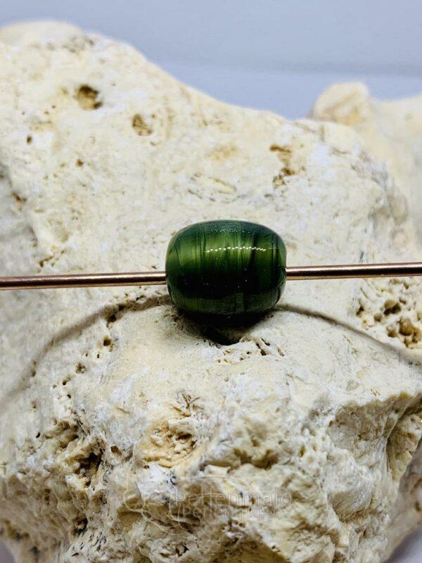 Glasperle mystik grün Olive