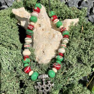 Wikinger Kette Hiddenseekreuz