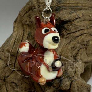 Glasperlen Anhänger Eichhörnchen 2