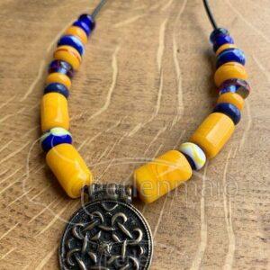 Wikinger Halskette Terslev gelb