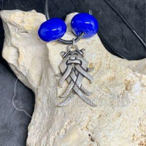Moesgard Maske Odin Amulett Silber