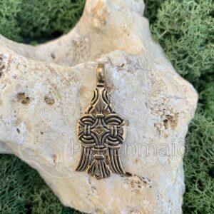 Raben Amulett Bronze