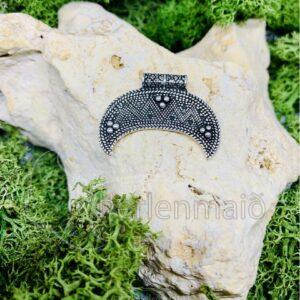 Lunula Amulett Silber