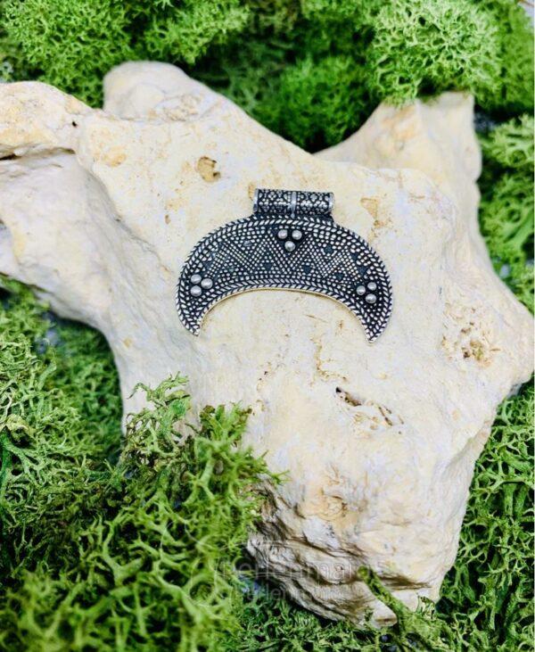 Lunula Amulett Silber