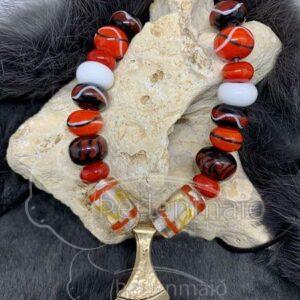 Wikinger Halskette Bartaxt Bronze