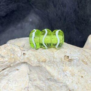 Birka hellgrün/weiß Faden