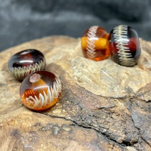 Reticella Perle Bernstein dunkel