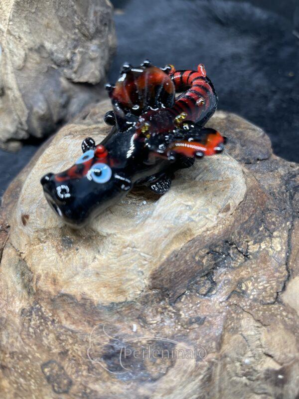 Drache Dreki schwarz/rot – Bild 2