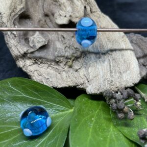 Augenperle türkis/weiß/türkis