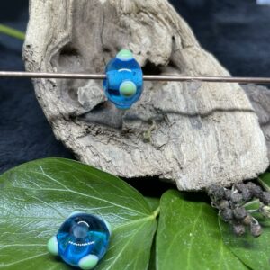 Augenperle türkis /weiß/grün