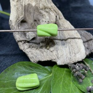 Melonenperle Tonne erbsgrün