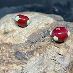 Augenperle rot/weiß/grün