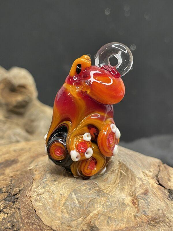 Oktopus orangerot schwarz – Bild 4