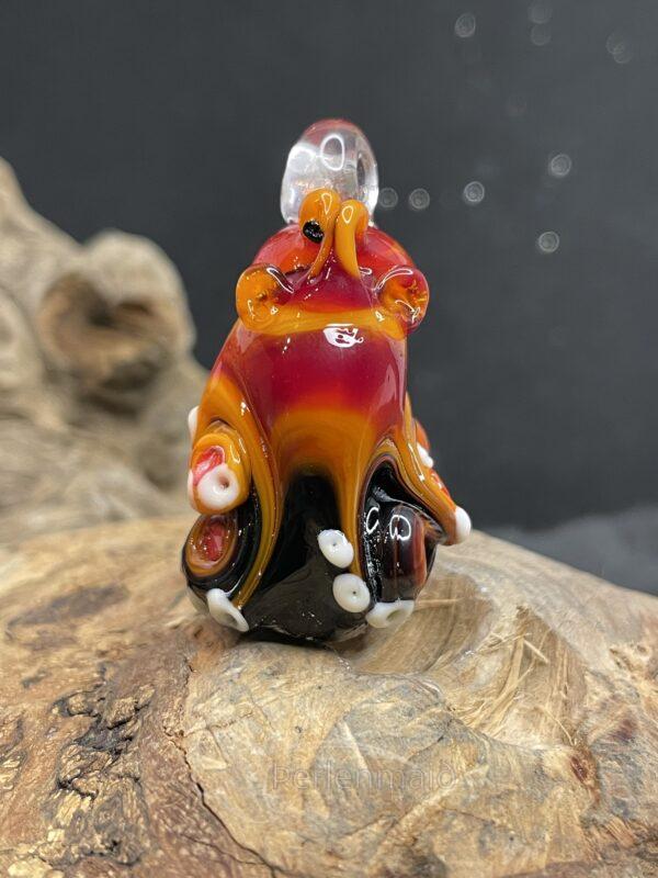 Oktopus orangerot schwarz – Bild 3