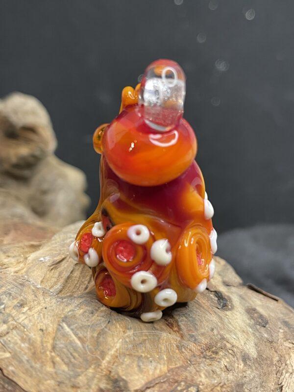 Oktopus orangerot schwarz – Bild 2