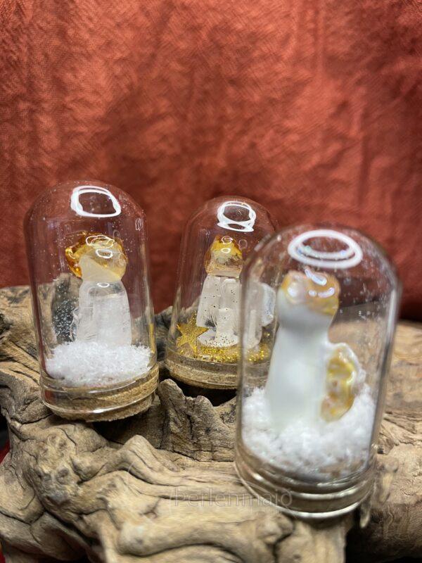 Weihnachtsengel im Glas